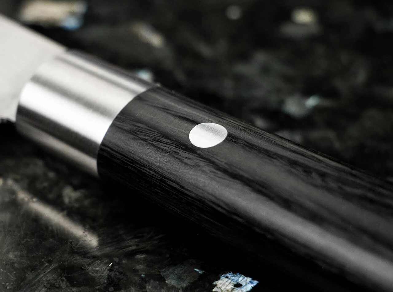 Damast Black Chefmesser Klein 4 Damast Black Chefmesser Klein – Bild 4