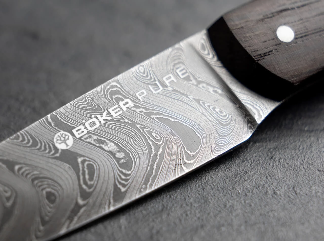 Damast Pure Räuchereiche Spickmesser 4 Damast Pure Räuchereiche Spickmesser – Bild 4