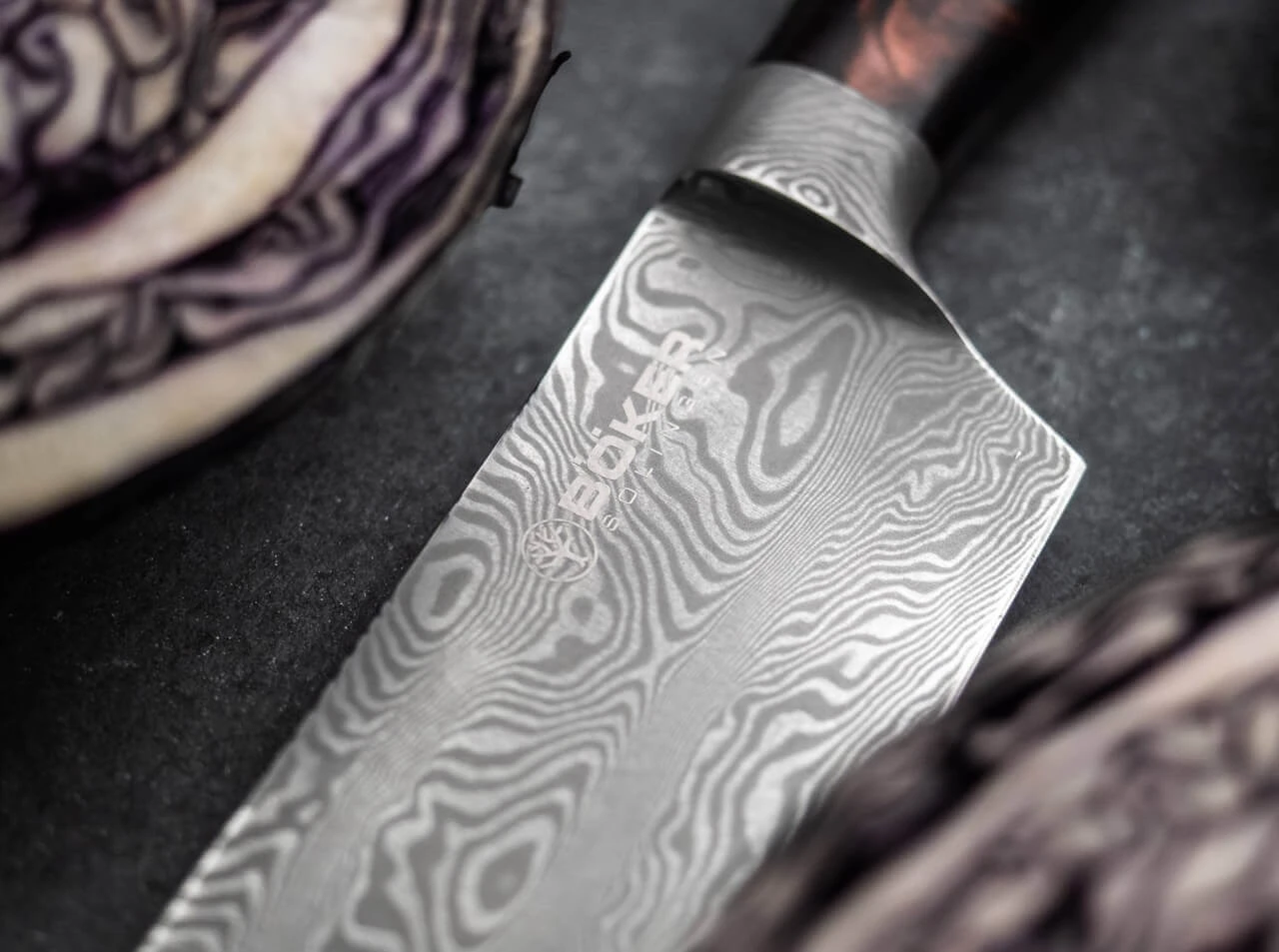 Interstellar Damast Chefmesser 4 Interstellar Damast Chefmesser – Bild 4