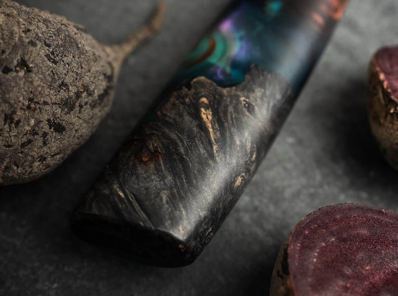 Interstellar Damast Chefmesser 5 Interstellar Damast Chefmesser – Bild 5