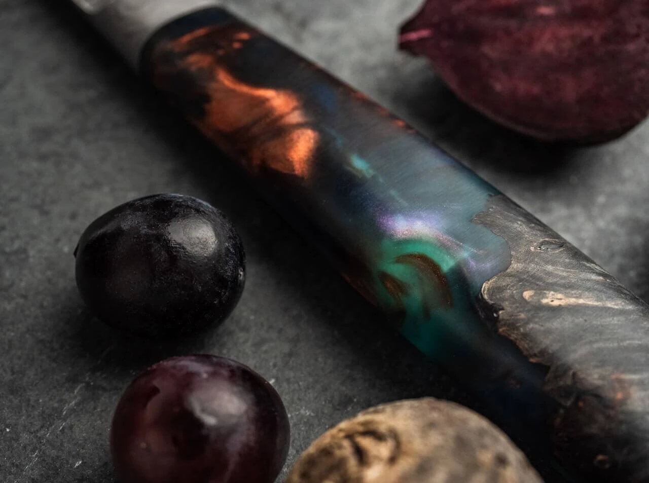 Interstellar Damast Chefmesser 7 Interstellar Damast Chefmesser – Bild 7