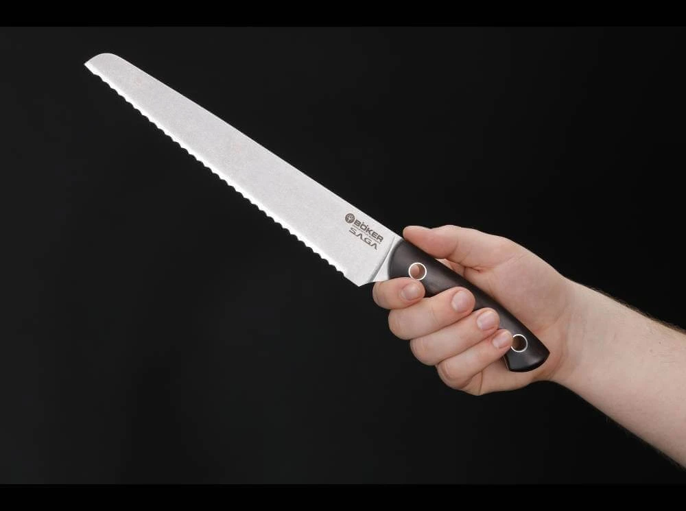 Saga Brotmesser Grenadill 2 Saga Brotmesser Grenadill – Bild 2