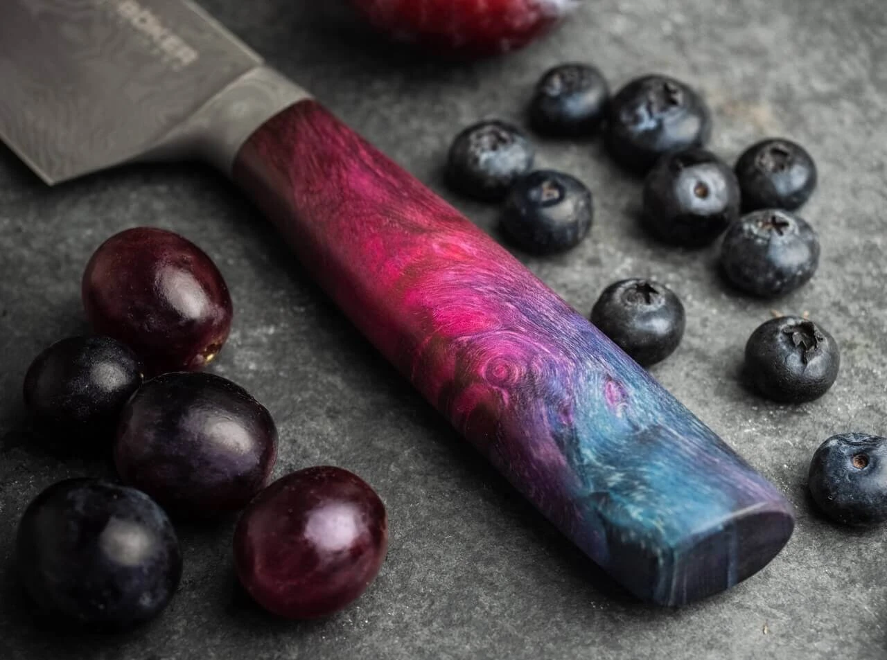 Supernova Damast Chefmesser 3 Supernova Damast Chefmesser – Bild 3