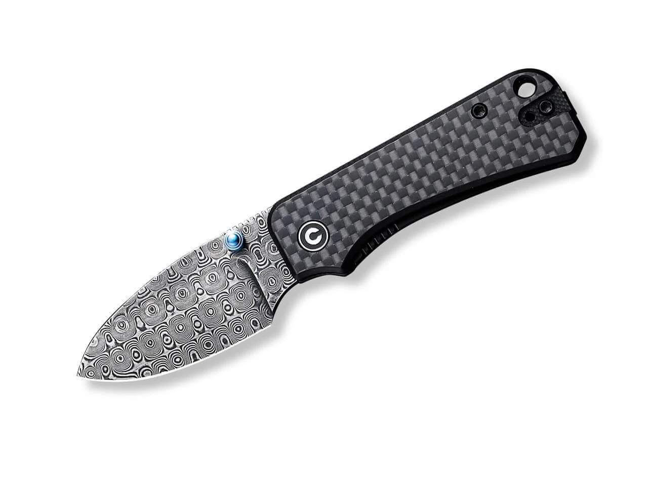 Baby Banter G10 CF Black Damascus 1 Baby Banter G10 CF Black Damascus