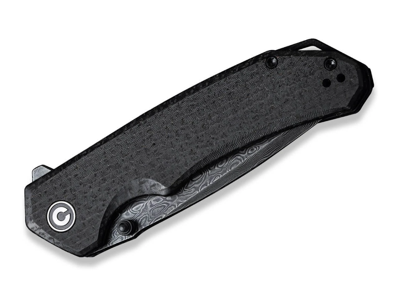 Brazen Damascus Micarta Black 6 Brazen Damascus Micarta Black – Bild 6
