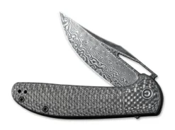Ortis Damascus Carbon -Messer Discounter civivi ortis damascus carbon 01we508dam 4 1280x1280