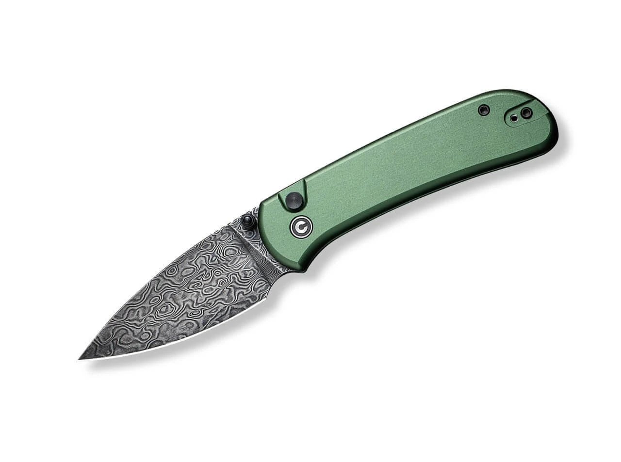Qubit Aluminum Green Damascus 1 Qubit Aluminum Green Damascus