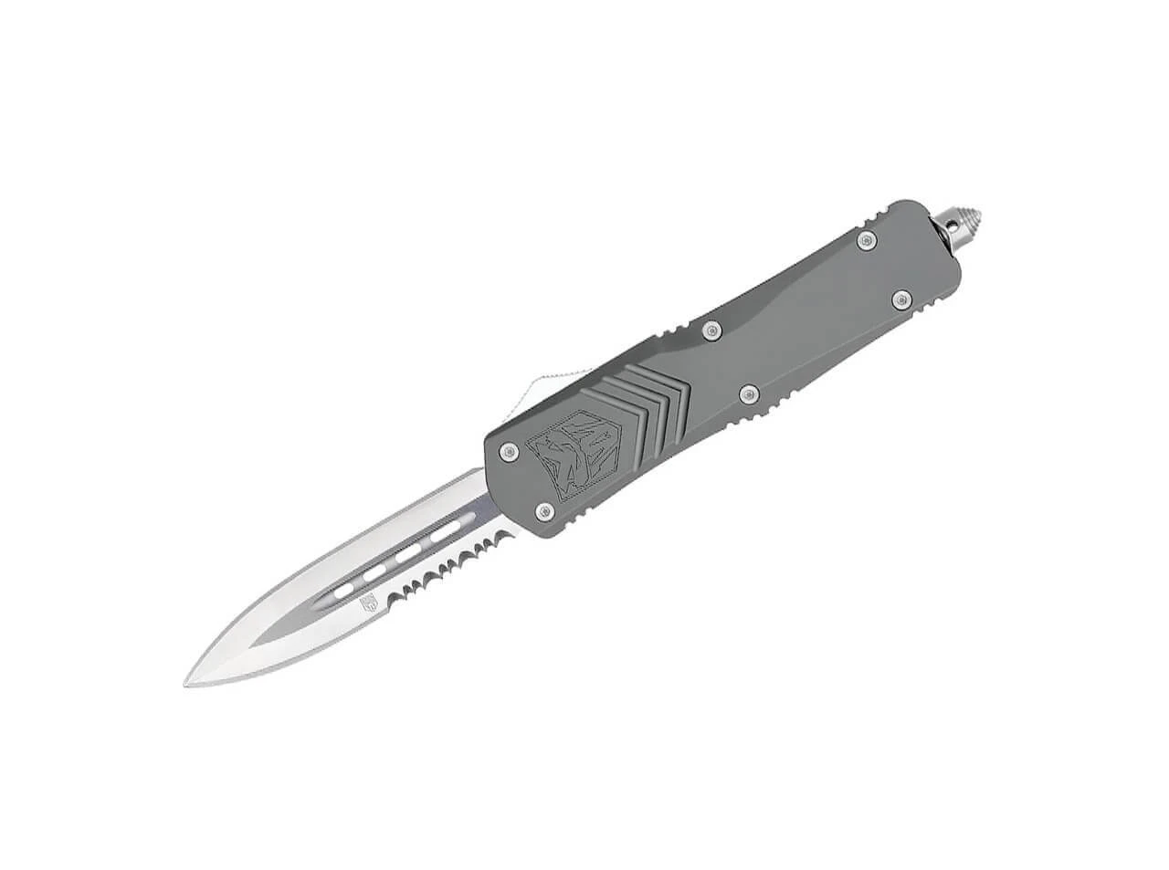 Large FS-X Grey Dagger 1-Side Serrated 1 Large FS-X Grey Dagger 1-Side Serrated