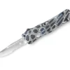 Medium CTK-1 Cerakote Blue Cobra Skin Drop Serrated