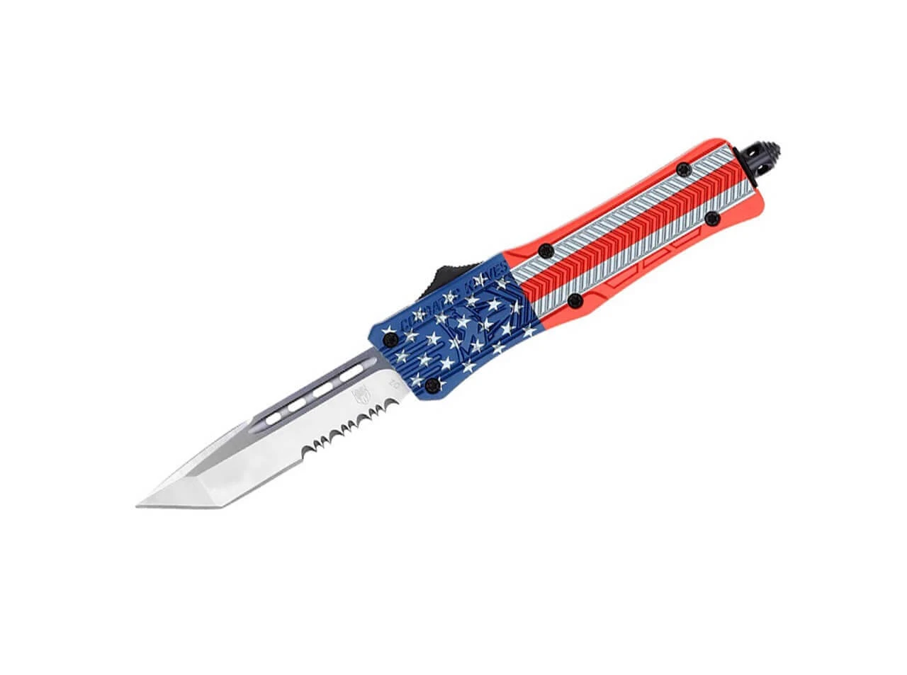 Small CTK-1 Cerakote American Flag Tanto Serrated 1 Small CTK-1 Cerakote American Flag Tanto Serrated