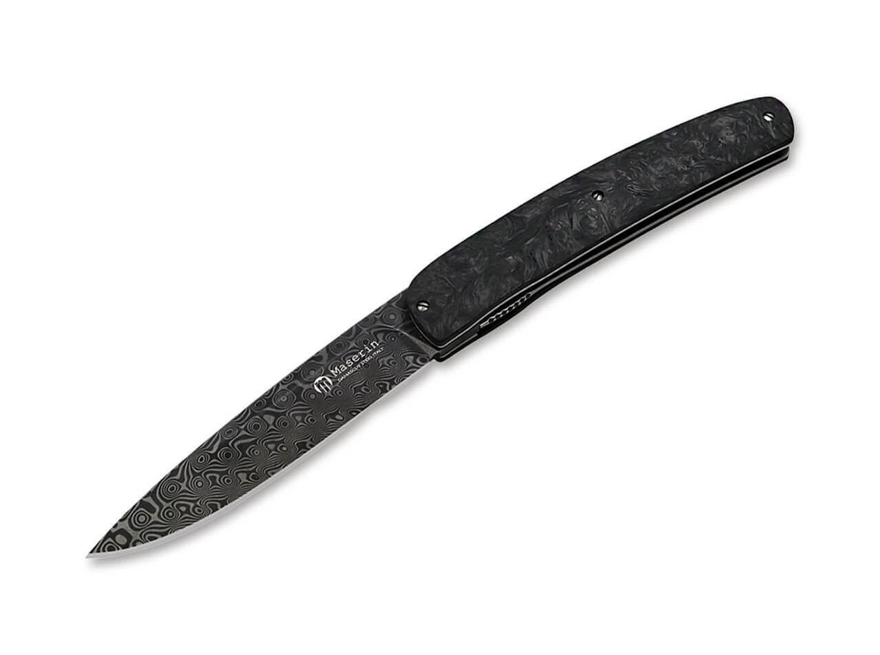 Gourmet Knife Damascus CF Black 1 Gourmet Knife Damascus CF Black