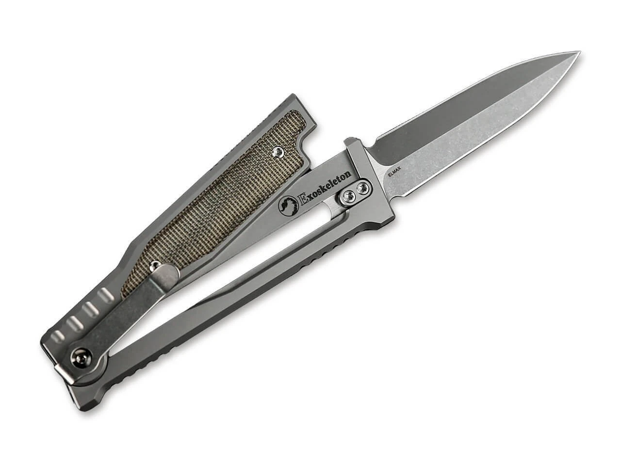 EXO-M Green Micarta Double Edge 2 EXO-M Green Micarta Double Edge – Bild 2