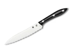 Spyderco Chefmesser Black Corian Serrated