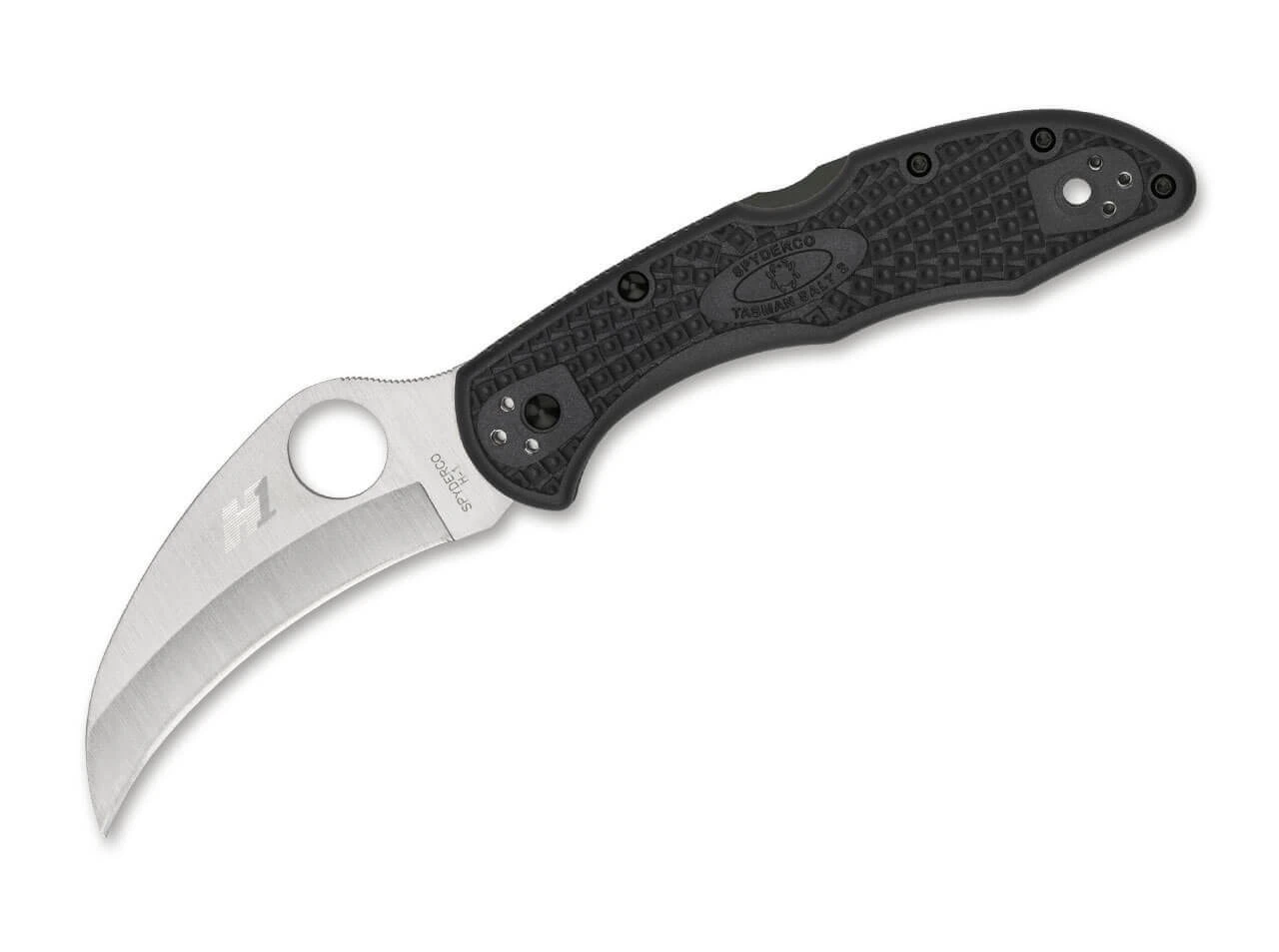 Spyderco Tasman Salt 2 Lightweight Black H1 1 Spyderco Tasman Salt 2 Lightweight Black H1