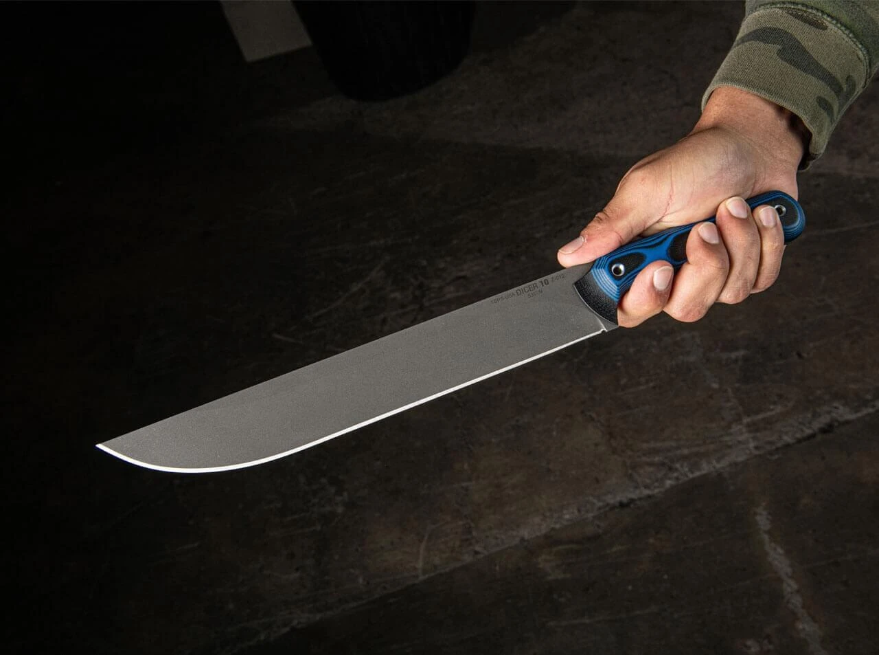 TOPS Knives Dicer 10 Slicer Blue 6 TOPS Knives Dicer 10 Slicer Blue – Bild 6