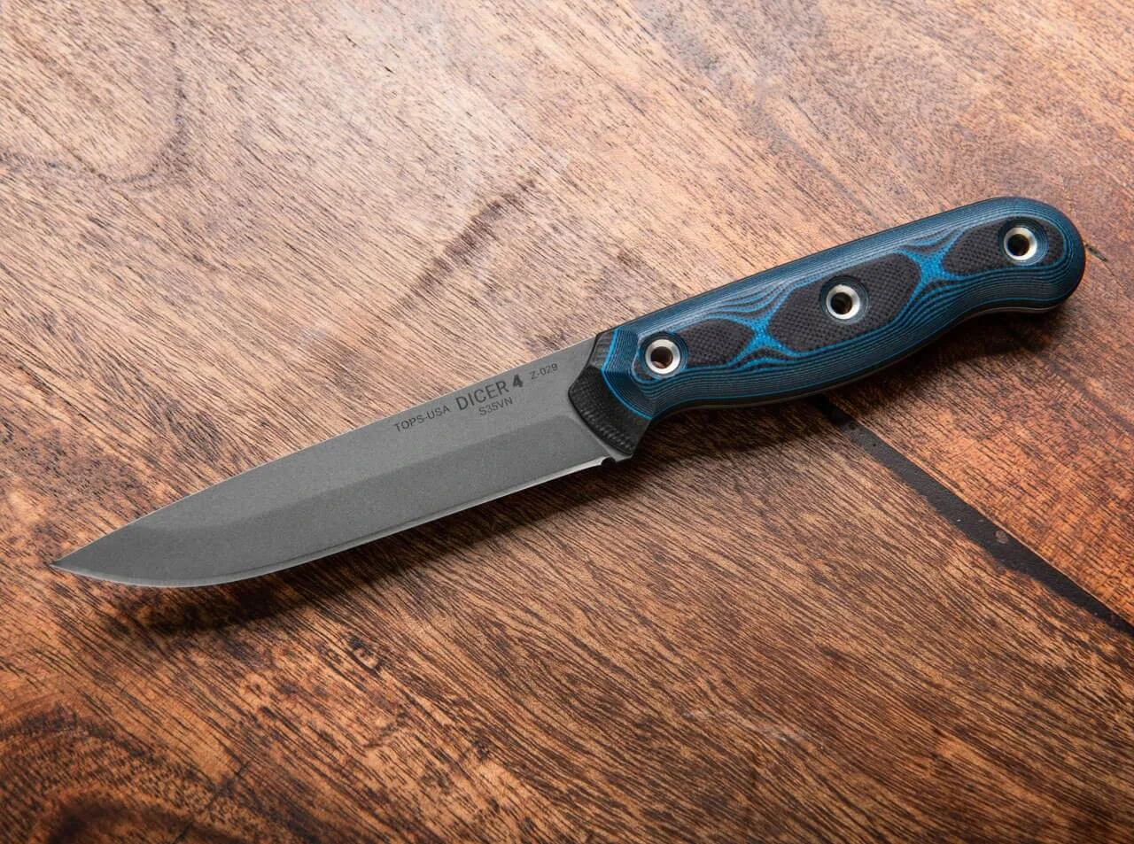 TOPS Knives Dicer 4 Steak Knife Blue 5 TOPS Knives Dicer 4 Steak Knife Blue – Bild 5