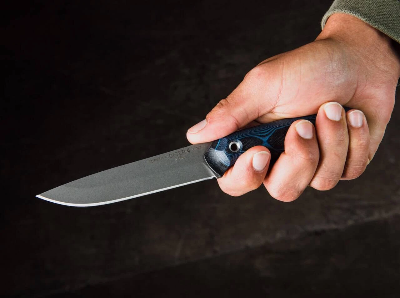 TOPS Knives Dicer 4 Steak Knife Blue 6 TOPS Knives Dicer 4 Steak Knife Blue – Bild 6