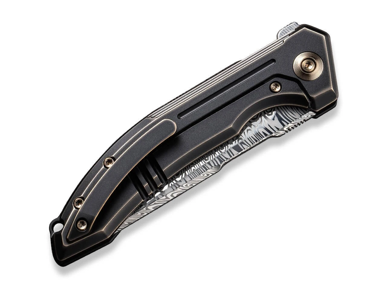 Quixotic Titanium Bronze Damascus 5 Quixotic Titanium Bronze Damascus – Bild 5