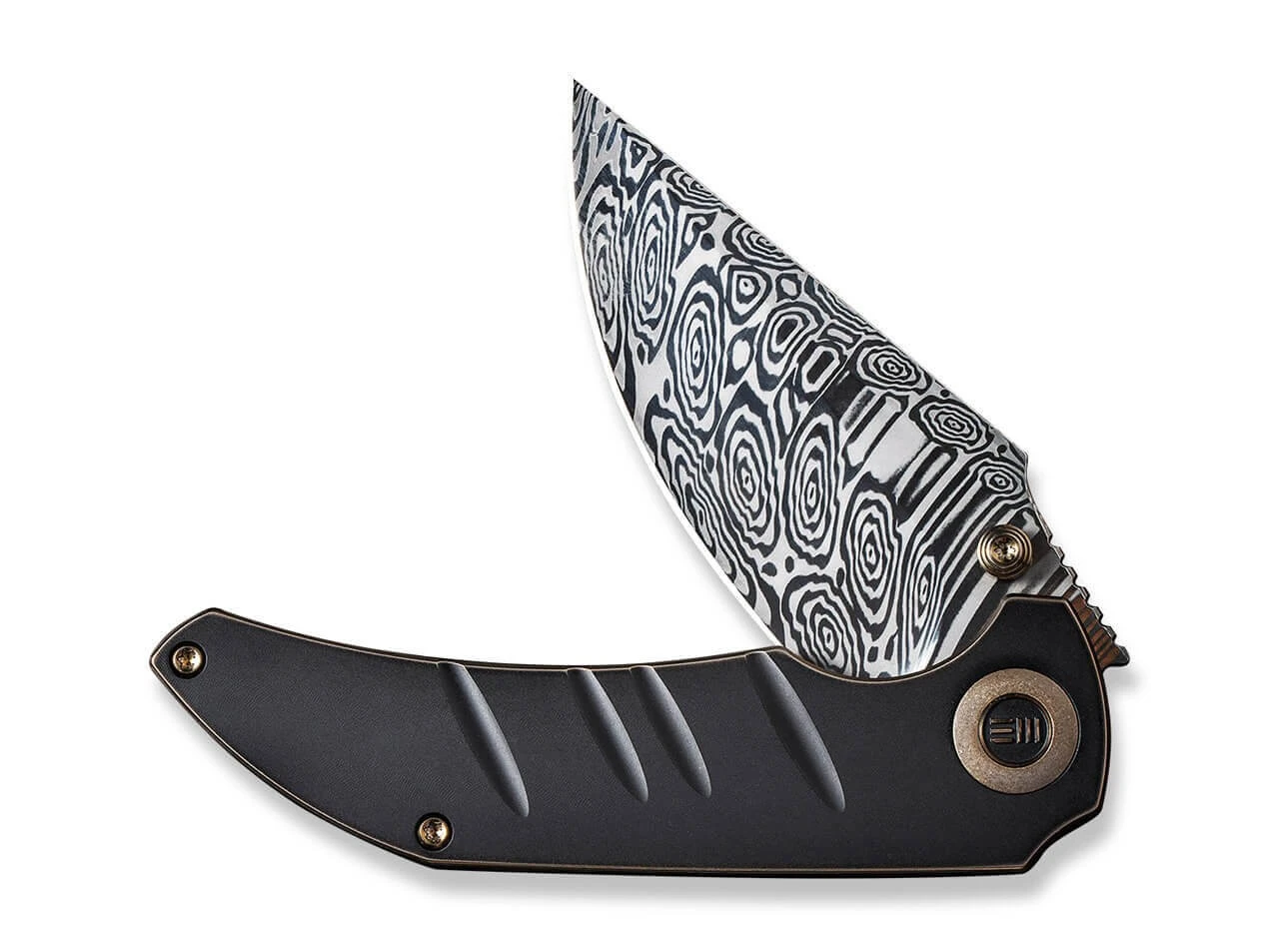 Riff-Raff Bronze & Black Titanium Damascus 3 Riff-Raff Bronze & Black Titanium Damascus – Bild 3