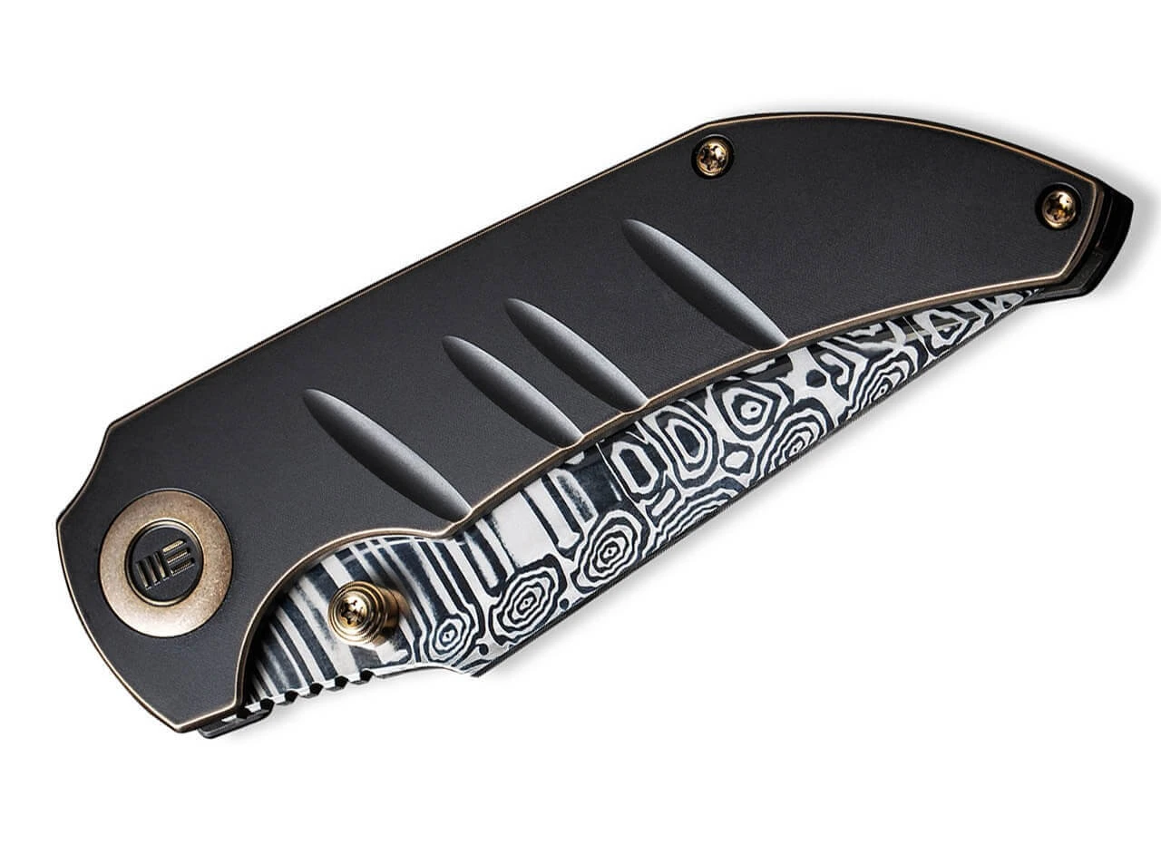 Riff-Raff Bronze & Black Titanium Damascus 4 Riff-Raff Bronze & Black Titanium Damascus – Bild 4