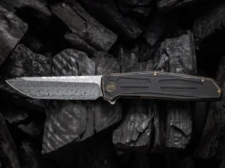 Shadowfire Titanium Black & Bronze Damascus